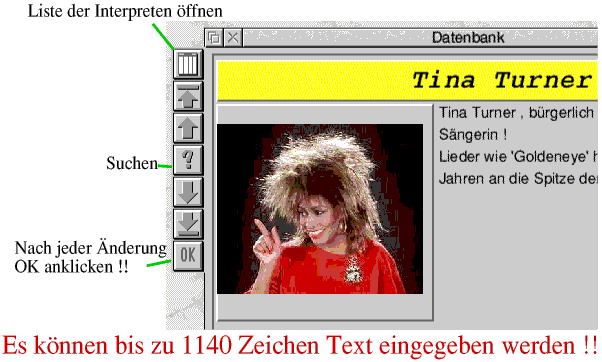 Interpreten Datenbank